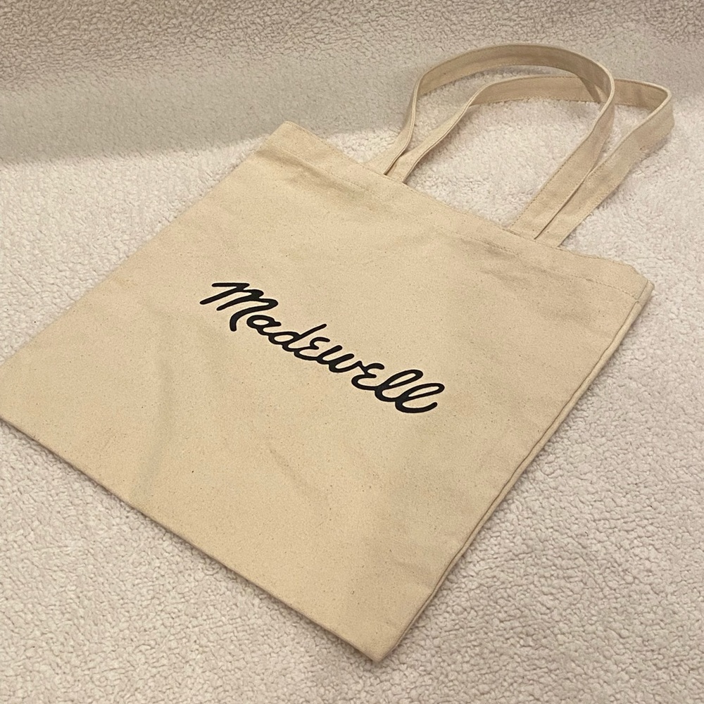 MADEWELL CANVAS TOTE…S/M…Cream